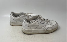 Load image into Gallery viewer, Reebok Womens Club MEMT Bold White Leather Low Top Sneakers Shoes Size 7