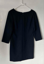 Load image into Gallery viewer, J.Crew Womens Navy Blue 3/4 Sleeve Back Zip Mini Dress Size 4 With Tag