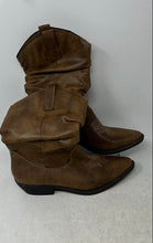 Load image into Gallery viewer, Style & Co. Womens Dannaa Brown Leather Cowgirl Western Boots Size 7.5 M