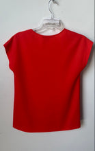 Load image into Gallery viewer, Diane Von Furstenberg Womens Orange Sleeveless Pullover Blouse Top Size P