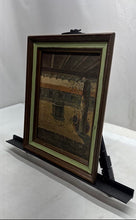 Load image into Gallery viewer, Framed Mission Courtyard Water Well Pillars Framed Art Print Signed By Artist
