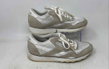 Load image into Gallery viewer, Reebok Mens Classic 1Y3501 White Low Top Round Toe Lace-Up Sneakers Shoes Sz 6.5