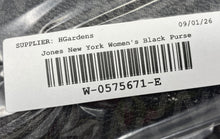 Load image into Gallery viewer, Jones New York Womens Black Gray Signature Print Adjustable Strap Crossbody Bag