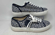 Load image into Gallery viewer, Sam & Libby Womens Dina White Blue Printed Lace-Up Sneaker Shoes Size 10M