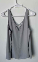 Load image into Gallery viewer, Express Womens Gray Sleeveless V-Neck Pullover Blouse Top Size Medium