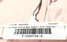 Load image into Gallery viewer, Lululemon Womens Pink Drawstring Waist Pockets Activewear Jogger Pants Size 6