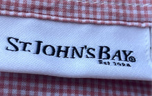 Load image into Gallery viewer, St. John's Bay Womens Pink Floral Long Sleeve Collared Button-Up Shirt Size S