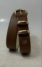 Load image into Gallery viewer, Steve Madden Womens Brown Leather Adjustable Dress Belt Size Medium