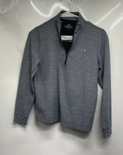 Load image into Gallery viewer, Vineyard Vines Kids Blue Heather 1/4 Zip Knitted Pullover Sweater Size M 12-14