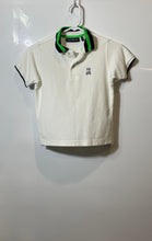 Load image into Gallery viewer, Psycho Bunny Boys White Cotton Short Sleeve Collared Polo Shirt Size 7-8/S