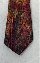 Load image into Gallery viewer, Italian Mens Multicolor Abstract Design Silk Adjustable Designer Tie