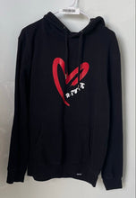 Load image into Gallery viewer, Britto Mens Black Long Sleeve Front Pockets Pullover Hoodie Size Medium