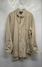 Load image into Gallery viewer, Ralph Lauren Mens Beige Cotton Long Sleeve Collared Blake Button-Up Shirt Size L