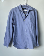 Load image into Gallery viewer, U.S. Polo Assn. Mens Light Blue Long Sleeve Collared Button-Up Shirt Size Medium