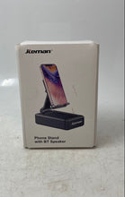 Load image into Gallery viewer, Jteman L9 Phone Stand With Bluetooth Speaker & Subwoofer Black Not Tested