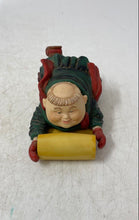 Load image into Gallery viewer, Vintage Department 56 Merry Makers Thaddeus The Tobogganist Christmas Figurine