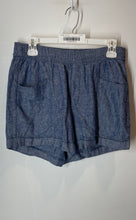 Load image into Gallery viewer, Old Navy Womens Blue Pockets Elastic Waist Pull-On Bermuda Shorts Size Small