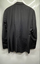 Load image into Gallery viewer, Hugo Boss Mens Wool Black Long Sleeve Notch Lapel Two-Button Blazer Size 40R