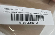 Load image into Gallery viewer, Lenovo Model SK8827 Traditional Preferred Pro II Black Keyboard Not Tested