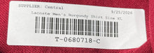Load image into Gallery viewer, Lacoste Mens Burgundy Crocodile Logo Spread Collar Short Sleeve Polo Shirt Sz XL