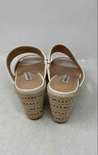 Load image into Gallery viewer, Charles David Womens Jae White Slip-On Wedge Heel Espadrille Sandals Size 7.5M