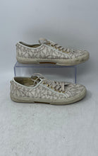 Load image into Gallery viewer, Michael Kors Womens Keaton White Signature Print Lace-Up Sneaker Shoes Size 7.5M