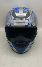 Load image into Gallery viewer, AFX Mens FX95 Multicolor Printed Adjustable Strap Full-Face Motorcycle Helmet