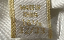 Load image into Gallery viewer, Michael Kors Mens White Cotton Long Sleeve Non-Iron Dress Shirt Size 16 1/2