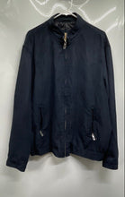 Load image into Gallery viewer, Collezione Mens Navy Blue Long Sleeve Pockets Full-Zip Jacket Size XL