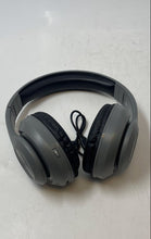 Load image into Gallery viewer, Traxx Graphite Gray Black Wireless Bluetooth Over The Ear Headphones With Mic