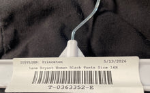Load image into Gallery viewer, Lane Bryant Womens Black Pleated Front Straight Leg Dress Pants Size 16R
