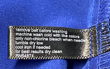 Load image into Gallery viewer, The Limited Womens Blue Sleeveless Collared 1/2 Button Ashton Shift Dress Size M