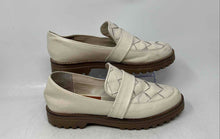 Load image into Gallery viewer, Dolce Vita Womens Aubree Beige Woven Leather Slip-On Loafer Shoes Size 10