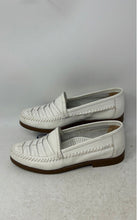 Load image into Gallery viewer, Giorgio Brutini Mens White Leather Moc Toe Slip-On Loafer Shoes Size 8D