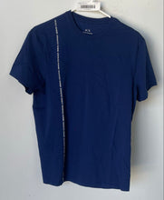 Load image into Gallery viewer, Armani Exchange Mens Blue Short Sleeve Crew Neck Regular Fit T-Shirt Size M