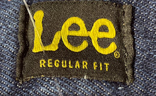 Load image into Gallery viewer, Lee Mens Dark Blue Denim Pockets Regular Fit Straight Leg Jeans Size 32x30