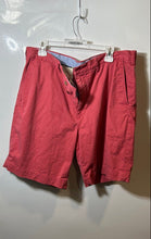 Load image into Gallery viewer, Polo Ralph Lauren Mens Red Stretch Classic Fit Flat Front Chino Shorts Size 38