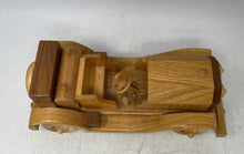 Load image into Gallery viewer, Old Style Brown Wooden Toy Collectible Roadster Handmade Model Car