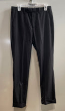 Load image into Gallery viewer, H&M Mens Black Slim Fit Flat Front Straight Leg Dress Pants Size 32R