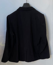 Load image into Gallery viewer, Emily Womens Black Notch Lapel Single-Breasted One-Button Blazer Jacket Size 16W