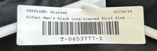 Load image into Gallery viewer, Alfani Mens Black Long Sleeve Slim Fit Collared Dress Shirt Size 15-15 1/2