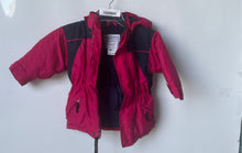 Load image into Gallery viewer, Columbia Baby Girls Navy Blue Pink Cute Tectonite Full-Zip Winter Jacket Size 3T