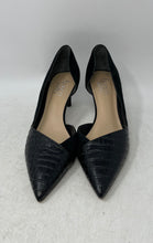 Load image into Gallery viewer, Franco Sarto Womens Janine Black Leather Pointed Toe D'Orsay Heels Size 9M