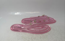 Load image into Gallery viewer, Bebe Womens Pink Clear Open Toe Slip-On Flip Flop Sandals Size 10