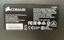Load image into Gallery viewer, Corsair Model RGP0031 Wired Gaming K55 RGB Keyboard Untested
