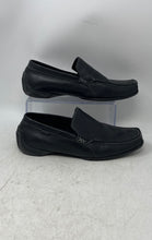 Load image into Gallery viewer, Lacoste Mens Argon Lexi 2 Black Leather Moc Toe Slip-On Loafer Shoes Size 9.5