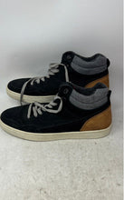 Load image into Gallery viewer, Bullboxer Mens Black Brown Gray Leather Mid Top Lace-Up Sneaker Shoes Size EU 44