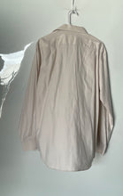 Load image into Gallery viewer, Tommy Hilfiger Mens Beige Stretch Athletic Fit Long Sleeve Dress Shirt Sz 16 1/2
