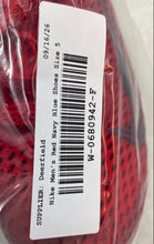 Load image into Gallery viewer, Nike Mens Metcon 6 DA2894-991 Red Navy Blue Lace-Up Sneaker Shoes Size 5