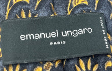 Load image into Gallery viewer, Emanuel Ungaro Mens Multicolor Printed Silk Adjustable Designer Tie
